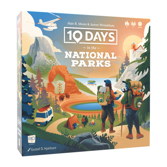 10 Days in the National Parks - Board Game Du Lịch Khám Phá Mỹ - The Op Games