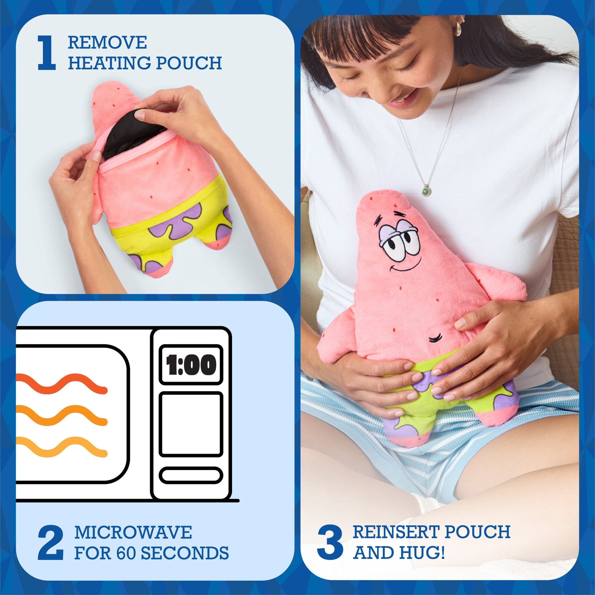Happy Helpers Patrick By Relatable - Túi Chườm Nóng Patrick Star - Hình ảnh bổ sung 6