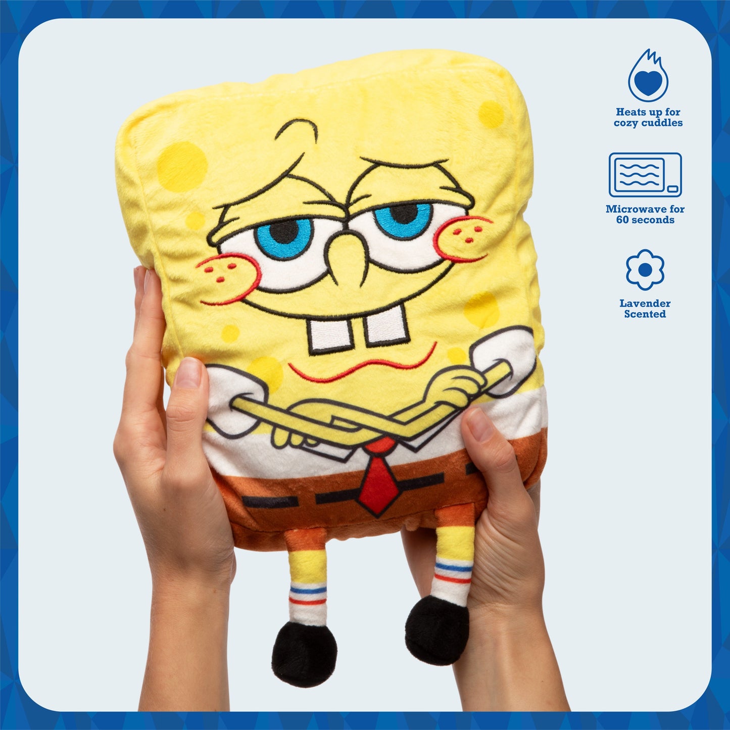 Happy Helpers SpongeBob - Gối Sưởi Nhồi Bông Giảm Đau Relatable - Hình ảnh bổ sung 4