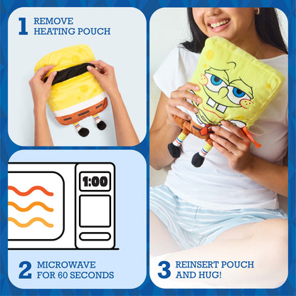 Happy Helpers SpongeBob - Gối Sưởi Nhồi Bông Giảm Đau Relatable - Hình ảnh bổ sung 6