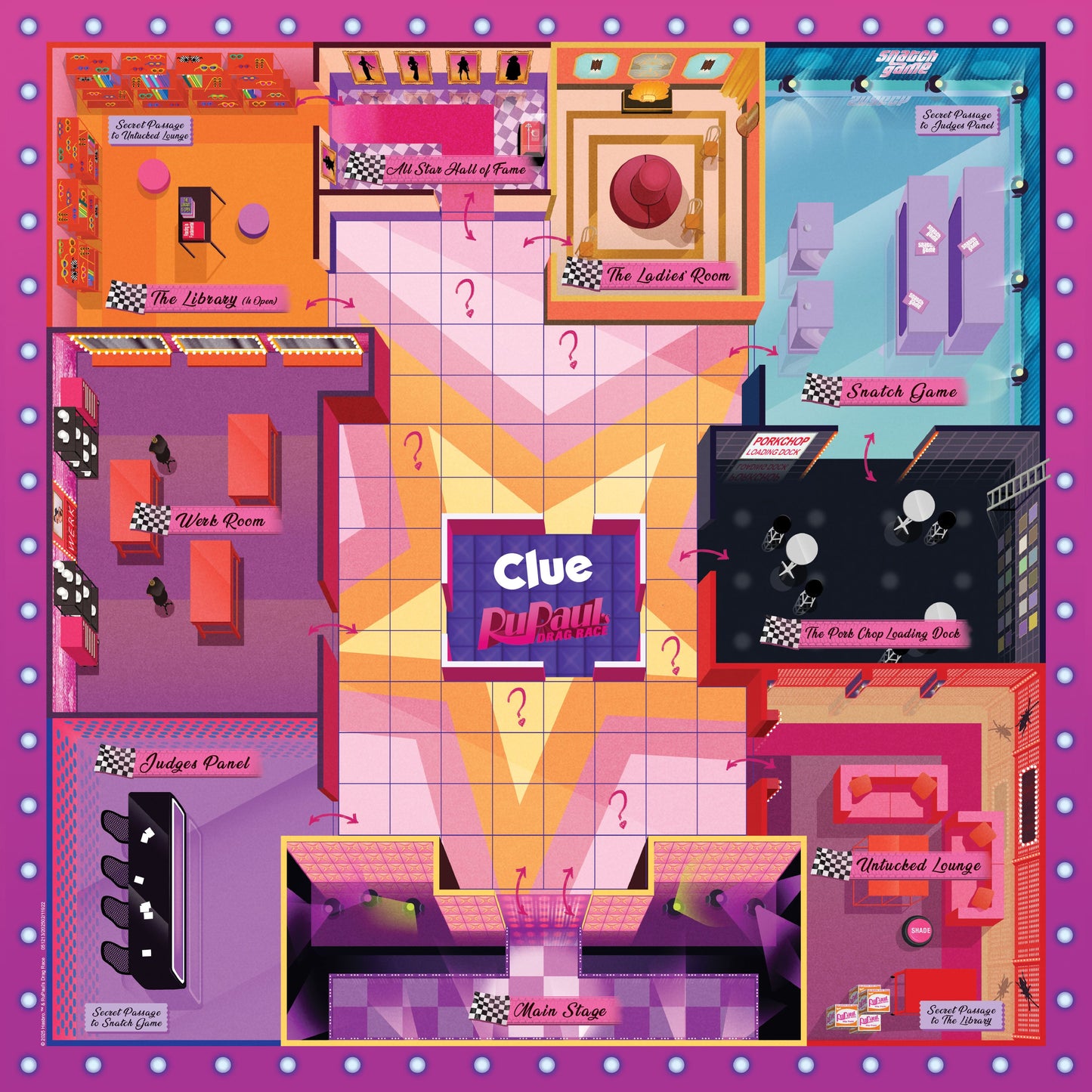 CLUE®: RuPaul’s Drag Race - Board game giải đố trinh thám - Hasbro & The Op Games