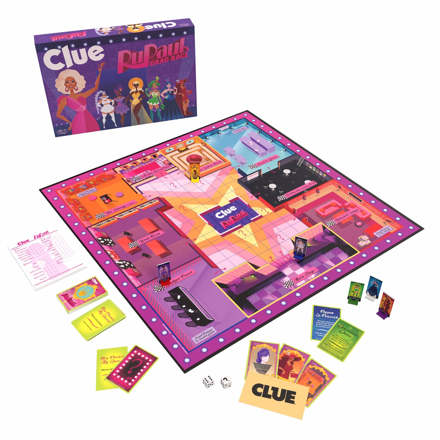 CLUE®: RuPaul’s Drag Race - Board game giải đố trinh thám - Hasbro & The Op Games