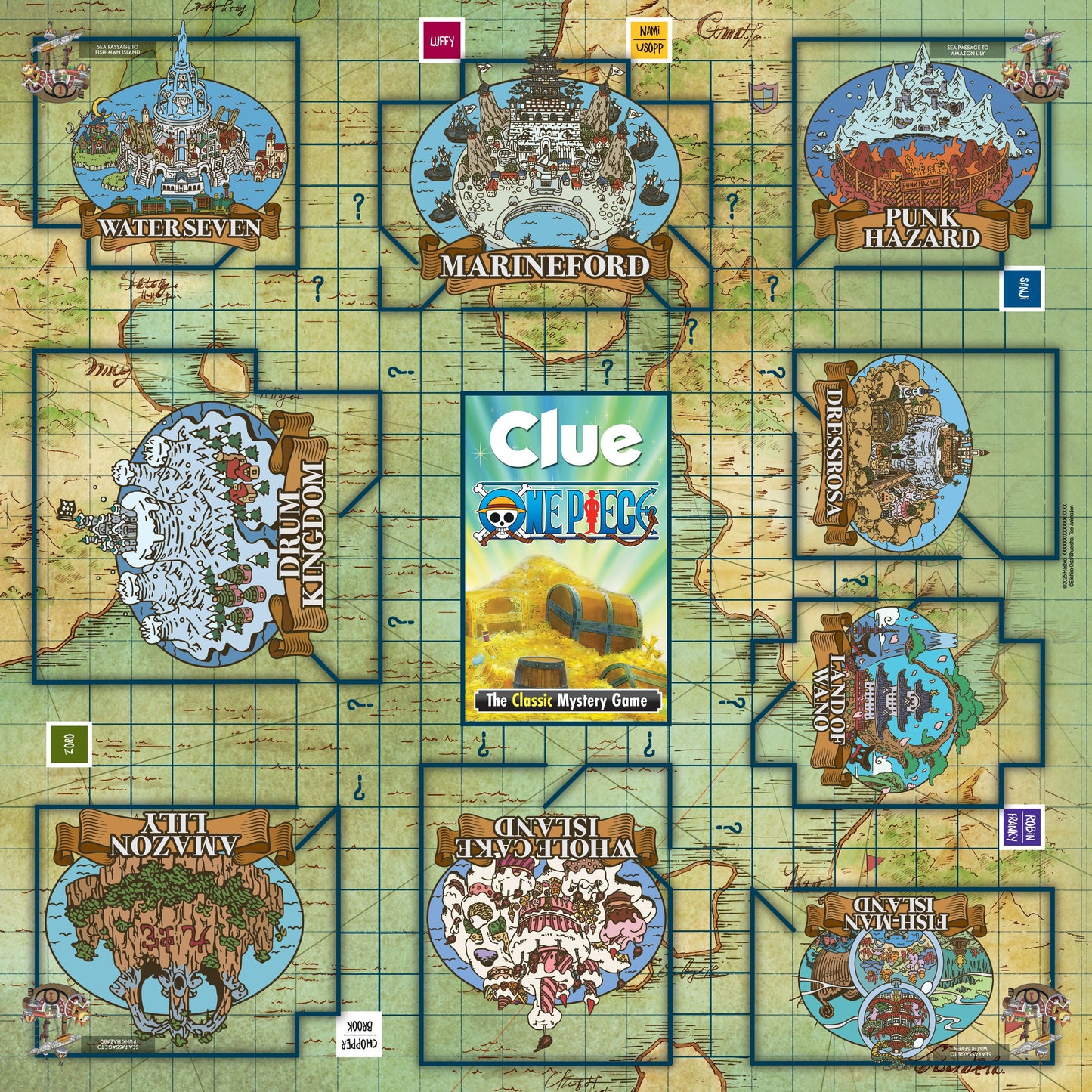 CLUE®: One Piece - Trò chơi giải đố Board Game - The Op Games