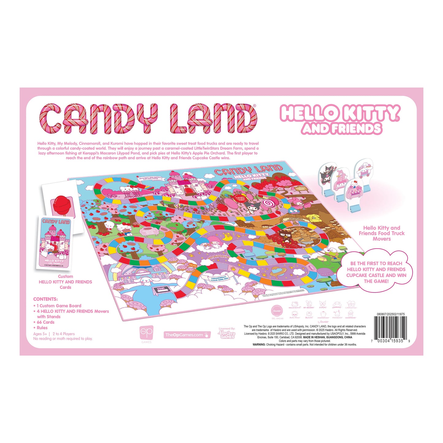 CANDY LAND®: Hello Kitty® and Friends - Trò chơi Board Game Trẻ Em - The Op Games