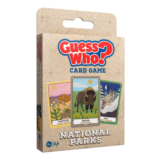 GUESS WHO?® Card Game: National Parks - Trò chơi thẻ bài đoán tên động vật - The Op Games