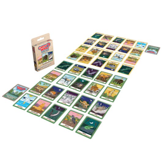 GUESS WHO?® Card Game: National Parks - Trò chơi thẻ bài đoán tên động vật - The Op Games