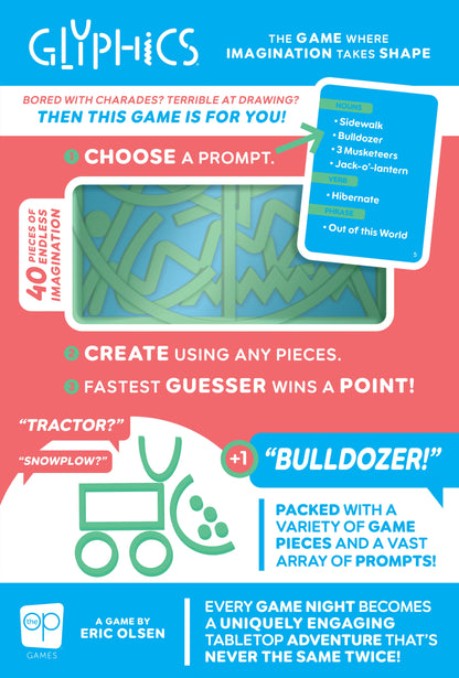 Glyphics® - Board game tiệc tùng xếp hình đoán chữ - The Op Games