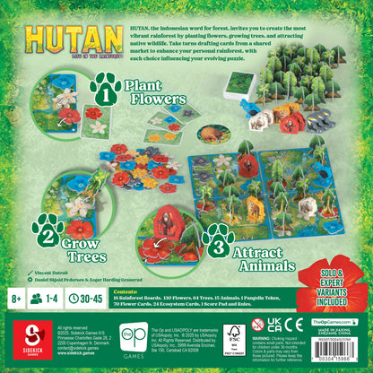 HUTAN - Board game chiến thuật xây dựng rừng nhiệt đới - The Op Games