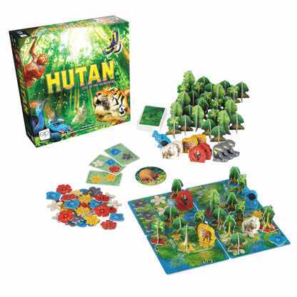 HUTAN - Board game chiến thuật xây dựng rừng nhiệt đới - The Op Games