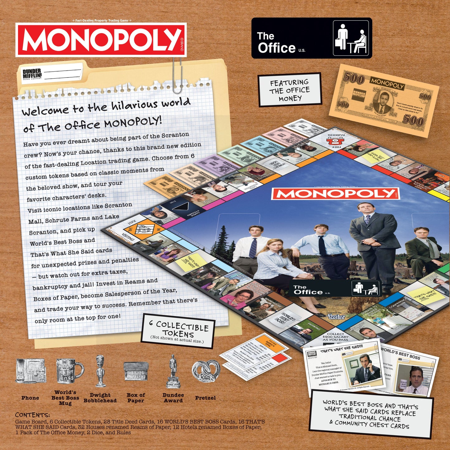 MONOPOLY®: The Office - Trò chơi Cờ tỷ phú phiên bản Văn phòng - The Op Games