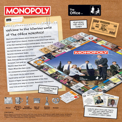 MONOPOLY®: The Office - Trò chơi Cờ tỷ phú phiên bản Văn phòng - The Op Games