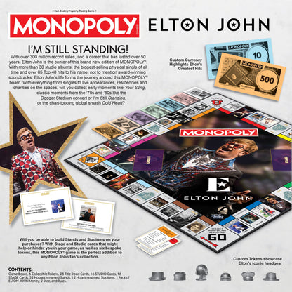 MONOPOLY®: Elton John - Cờ Tỷ Phú Bản Đặc Biệt - The Op Games