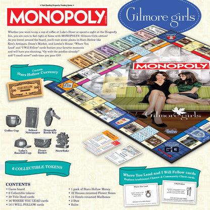 MONOPOLY®: Gilmore Girls - Cờ Tỷ Phú Phiên Bản Phim Gilmore Girls - The Op Games