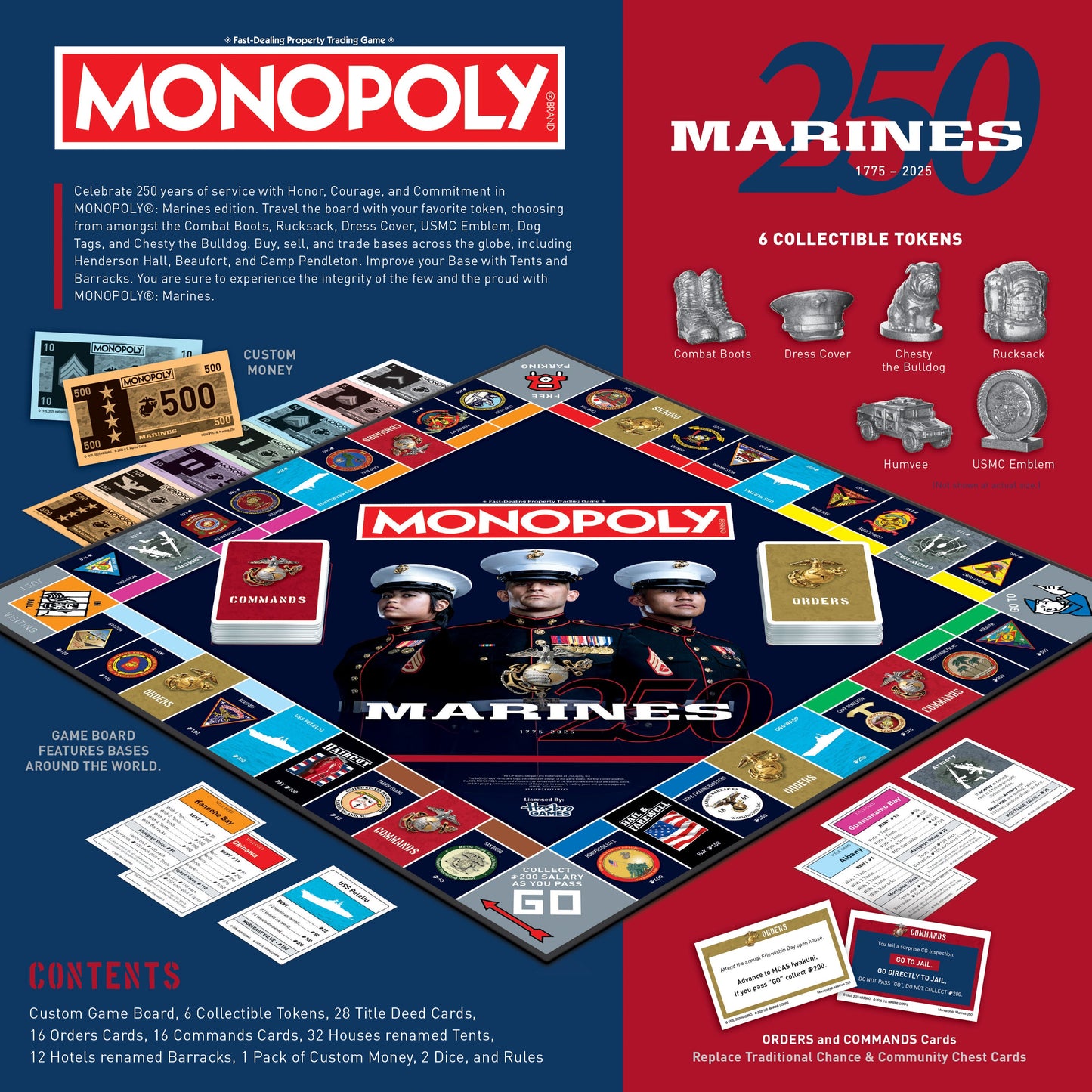 MONOPOLY®: Marines 250th Anniversary - Cờ tỷ phú bản kỷ niệm 250 năm - The Op Games