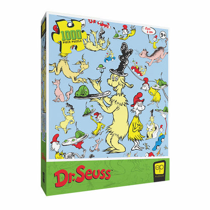 Dr. Seuss "Green Eggs and Ham" 1,000 Piece Puzzle - Bộ xếp hình 1000 mảnh - The Op Games - Hình ảnh sản phẩm