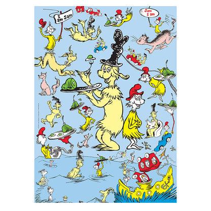 Dr. Seuss "Green Eggs and Ham" 1,000 Piece Puzzle - Bộ xếp hình 1000 mảnh - The Op Games - Hình ảnh bổ sung 4