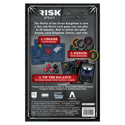 RISK® STRIKE: Game of Thrones™ - Trò chơi Board Game Chiến thuật - The Op Games