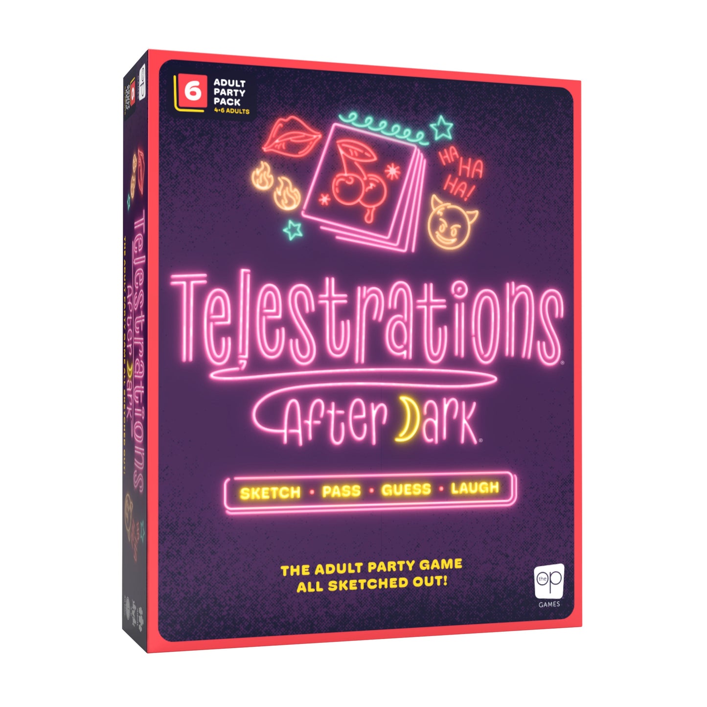 Telestrations® After Dark® 6 Player (2nd Edition) - Trò chơi vẽ hình người lớn 18+ - The Op Games