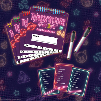 Telestrations® After Dark® 6 Player (2nd Edition) - Trò chơi vẽ hình người lớn 18+ - The Op Games