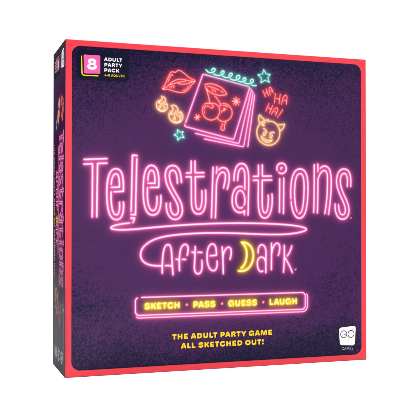Telestrations® After Dark® 8 Player (2nd Edition) - Board Game Vẽ Hình Đoán Chữ 18+ - The Op Games
