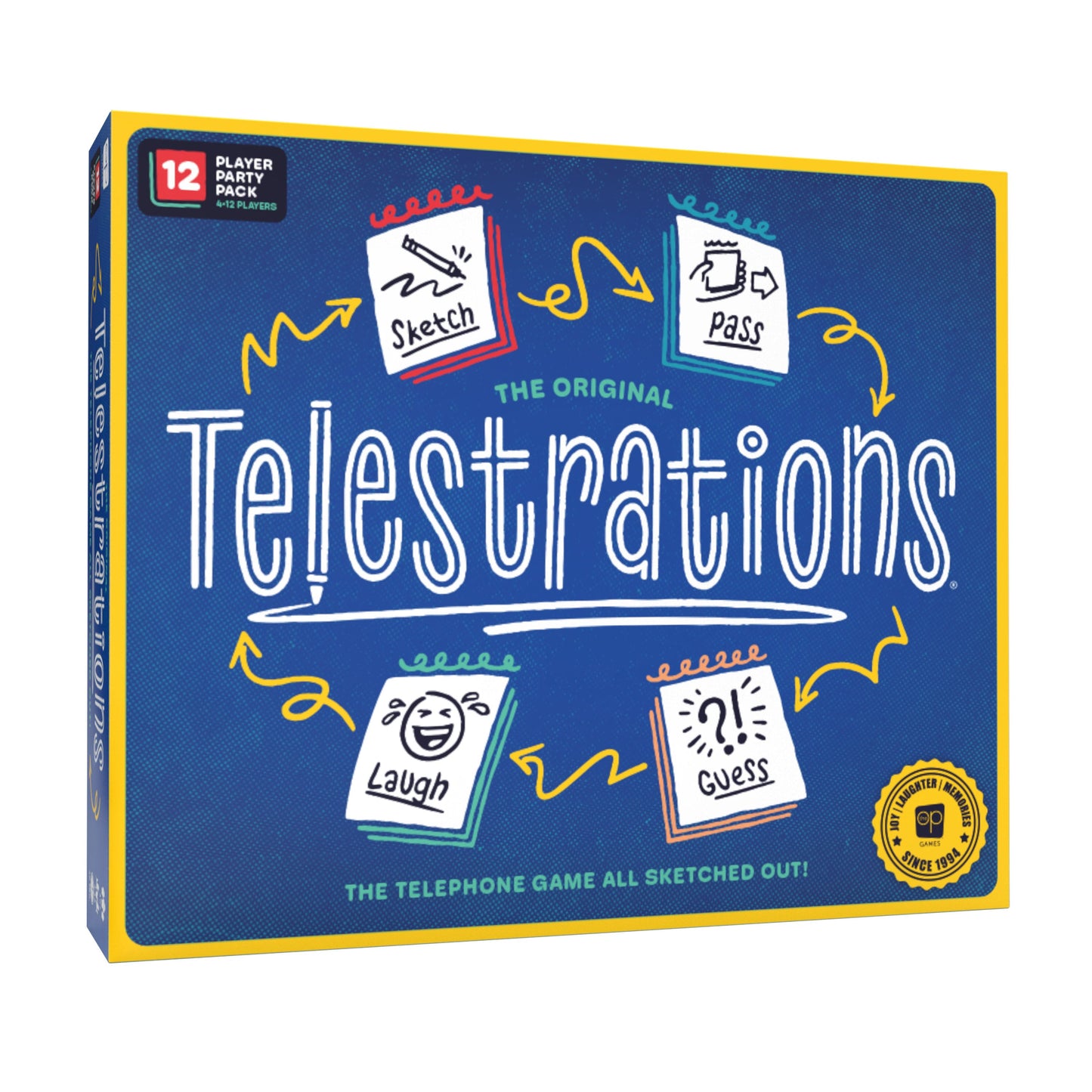 Telestrations® 12 Player (2nd Edition) - Board game vẽ hình đoán chữ cho nhóm lớn - The Op Games