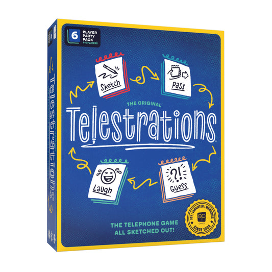 Telestrations® 6 Player (2nd Edition) - Board game vẽ hình đoán chữ - The Op Games