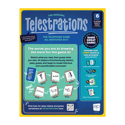 Telestrations® 6 Player (2nd Edition) - Board game vẽ hình đoán chữ - The Op Games