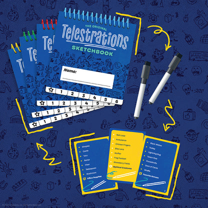 Telestrations® 6 Player (2nd Edition) - Board game vẽ hình đoán chữ - The Op Games