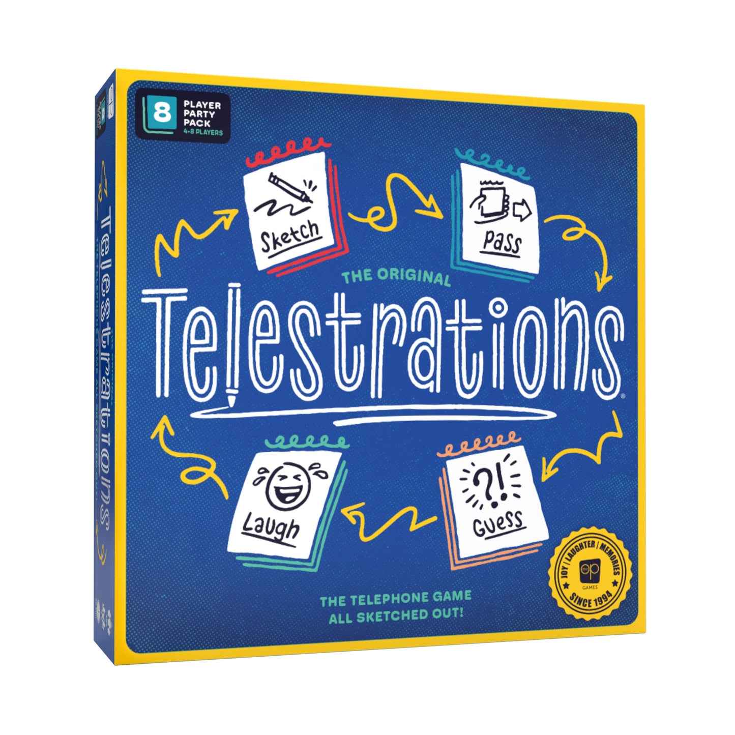 Telestrations® 8 Player (2nd Edition) - Board game vẽ hình đoán chữ - The Op Games