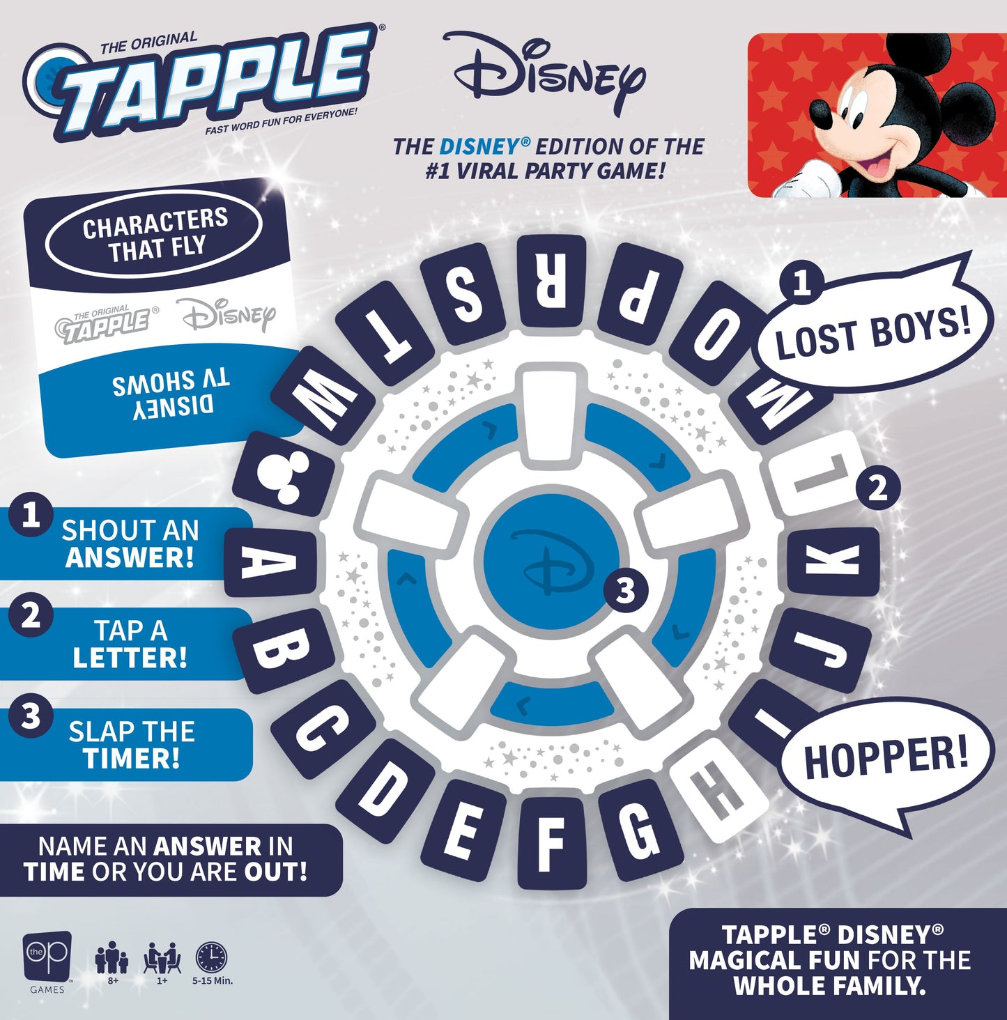 The Original TAPPLE® Disney Edition - Trò chơi tiệc tùng thử thách từ vựng - The Op Games