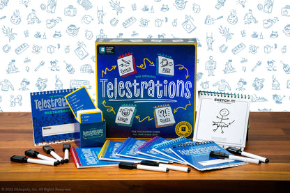 Telestrations® 8 Player (2nd Edition) - Board game vẽ hình đoán chữ - The Op Games
