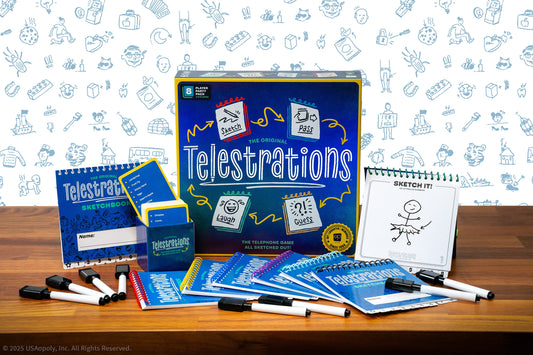 Telestrations® 8 Player (2nd Edition) - Board game vẽ hình đoán chữ - The Op Games