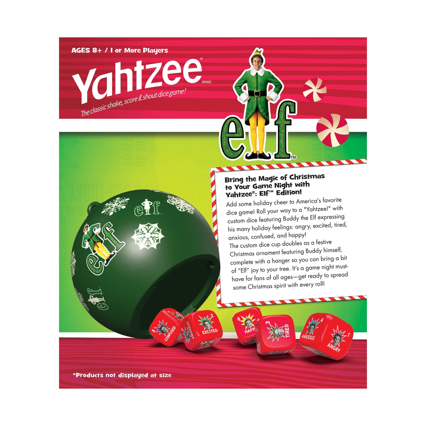 YAHTZEE®: Elf - Trò chơi xúc xắc Giáng sinh & Đồ trang trí - The Op Games