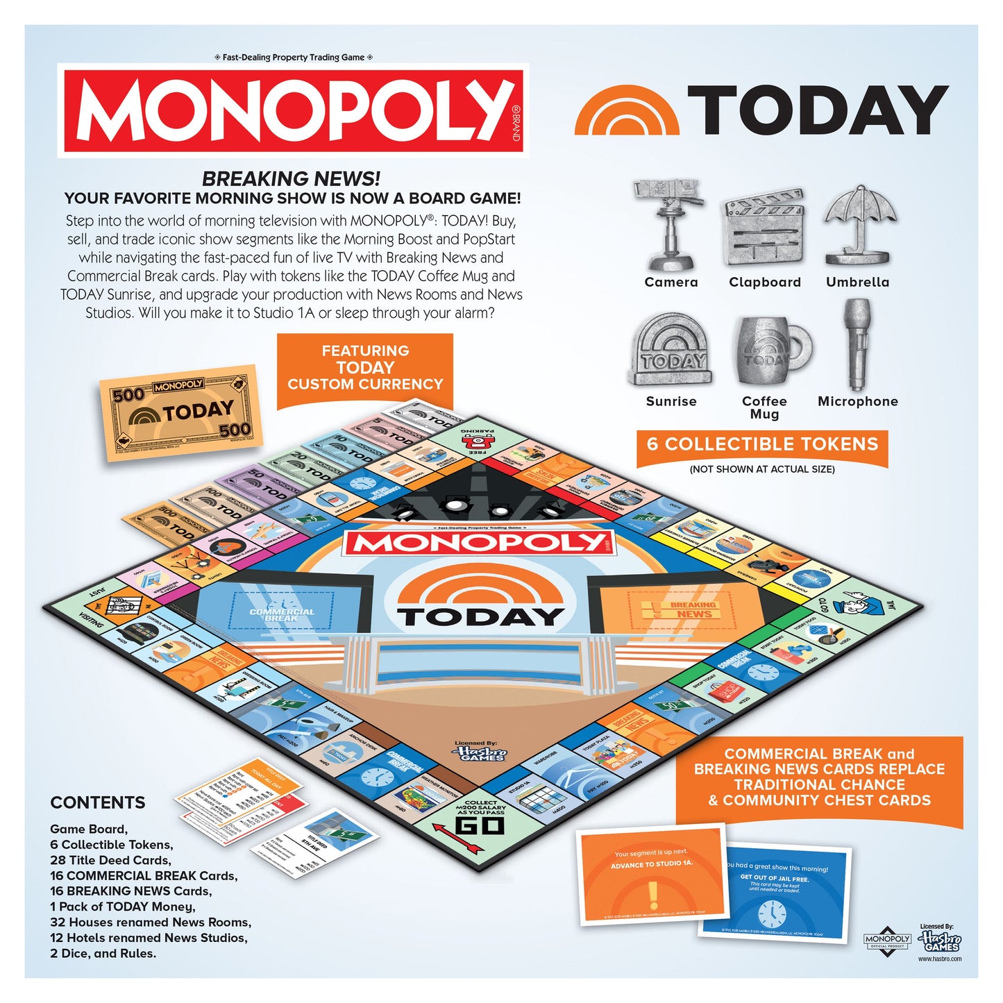 MONOPOLY®: TODAY Show - Board Game Cờ Tỷ Phú Chủ Đề Truyền Hình NBC - The Op Games