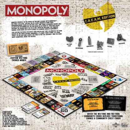 MONOPOLY®: Wu-Tang Clan - Cờ tỷ phú phiên bản Hip-hop - The Op Games
