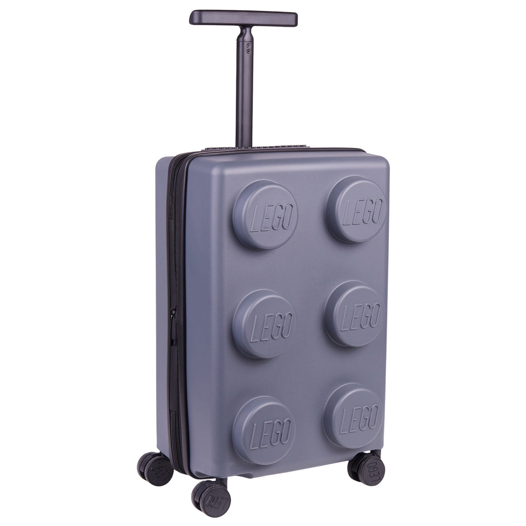 LEGO Signature Brick 2x3 Trolley Expandable Luggage - Stone Grey - Valy Kéo LEGO 2x3 Có Thể Mở Rộng - Hình ảnh sản phẩm