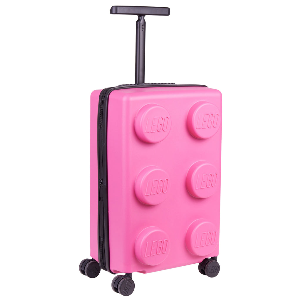 LEGO Signature Brick 2x3 Trolley Expandable Luggage - Bright Purple - Vali Kéo Du Lịch Mở Rộng LEGO - Hình ảnh sản phẩm