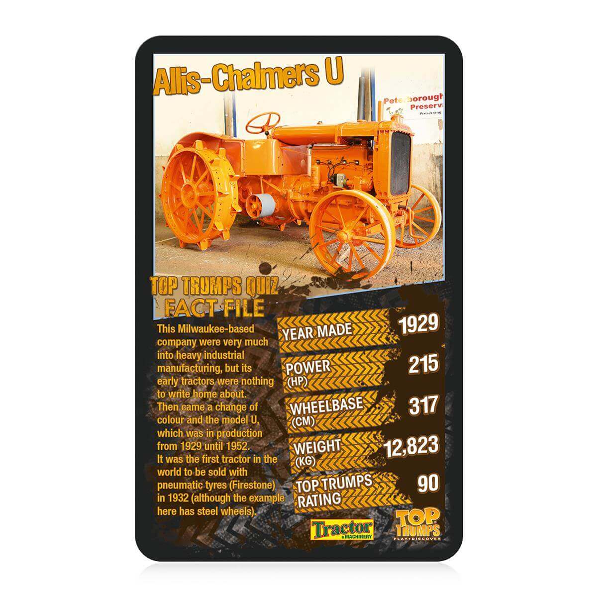 Tractors Top Trumps Card Game - Trò Chơi Thẻ Bài Máy Kéo Giáo Dục - Winning Moves - Hình ảnh chi tiết 2