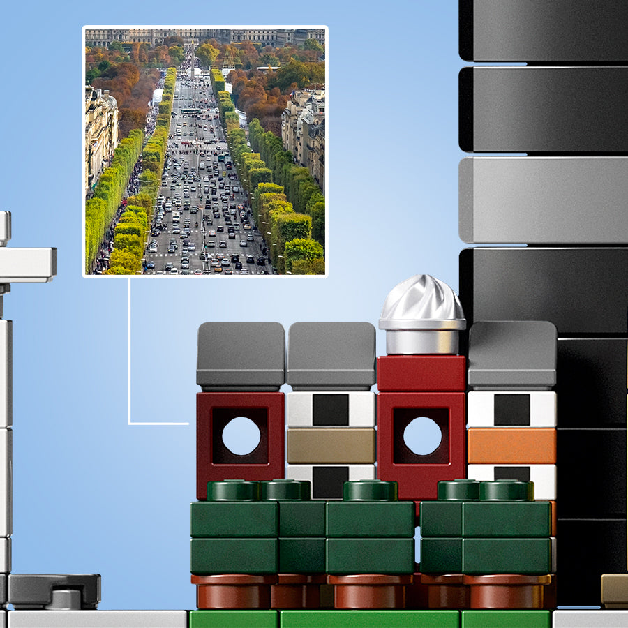 LEGO® Architecture Paris - Bộ Đồ Chơi Lắp Ráp Kiến Trúc Skyline - LEGO 21044 - Hình ảnh bổ sung 8