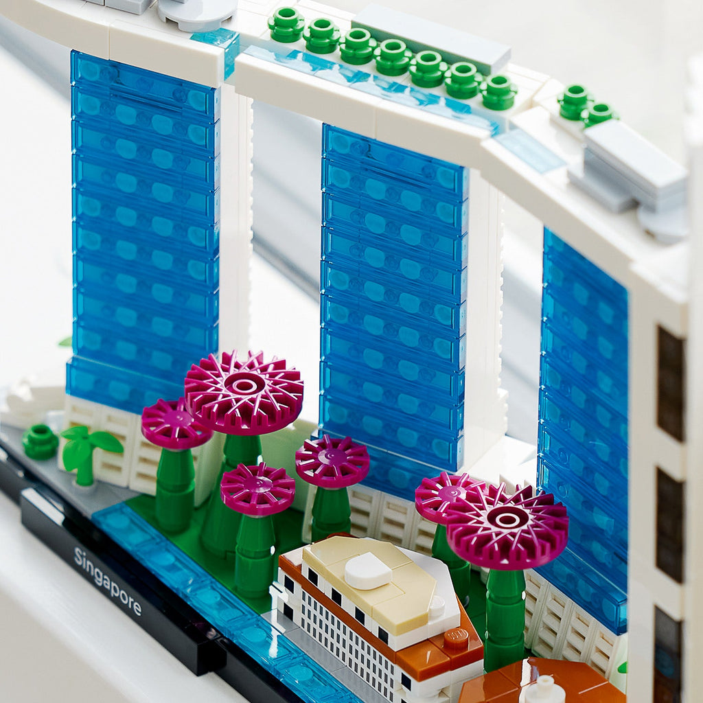 LEGO® Architecture Singapore - Bộ Lắp Ráp Mô Hình Thành Phố Skyline 21057 - LEGO LEGO - ảnh 6 - Lego