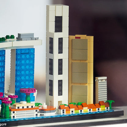 LEGO® Architecture Singapore - Bộ Lắp Ráp Mô Hình Thành Phố Skyline 21057 - LEGO