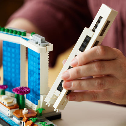 LEGO® Architecture Singapore - Bộ Lắp Ráp Mô Hình Thành Phố Skyline 21057 - LEGO