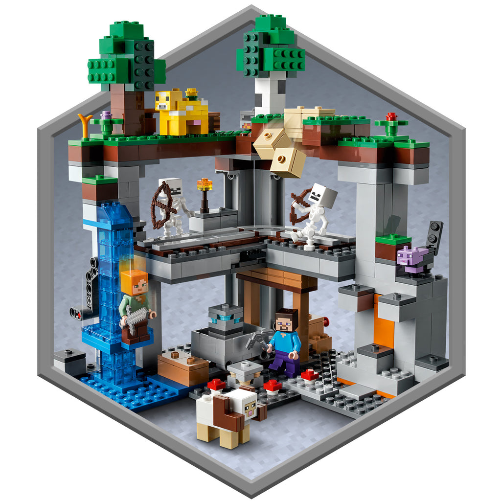 LEGO® Minecraft® The First Adventure - Đồ Chơi Lắp Ráp Thế Giới Minecraft LEGO 21169 LEGO - ảnh 1 - LEGO
