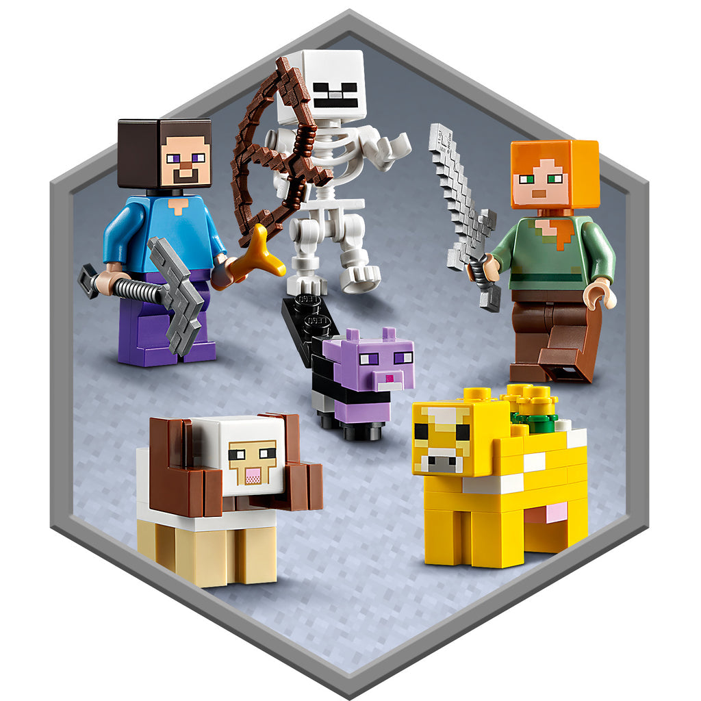 LEGO® Minecraft® The First Adventure - Đồ Chơi Lắp Ráp Thế Giới Minecraft LEGO 21169 LEGO - ảnh 6 - LEGO