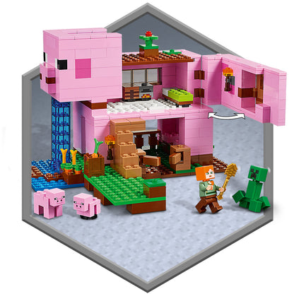 LEGO® Minecraft® The Pig House - Đồ Chơi Lắp Ráp Ngôi Nhà Hình Heo - LEGO 21170 LEGO - ảnh 2 - LEGO