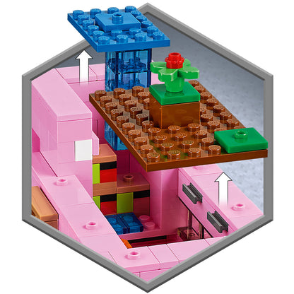LEGO® Minecraft® The Pig House - Đồ Chơi Lắp Ráp Ngôi Nhà Hình Heo - LEGO 21170 LEGO - ảnh 3 - LEGO