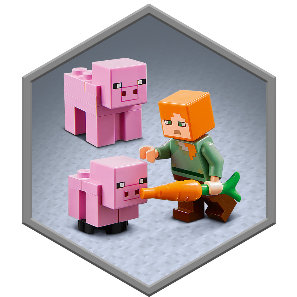 LEGO® Minecraft® The Pig House - Đồ Chơi Lắp Ráp Ngôi Nhà Hình Heo - LEGO 21170 LEGO - ảnh 5 - LEGO