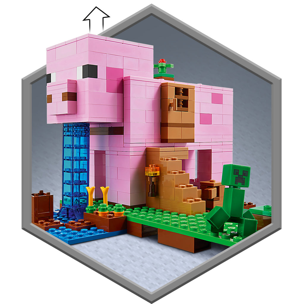LEGO® Minecraft® The Pig House - Đồ Chơi Lắp Ráp Ngôi Nhà Hình Heo - LEGO 21170