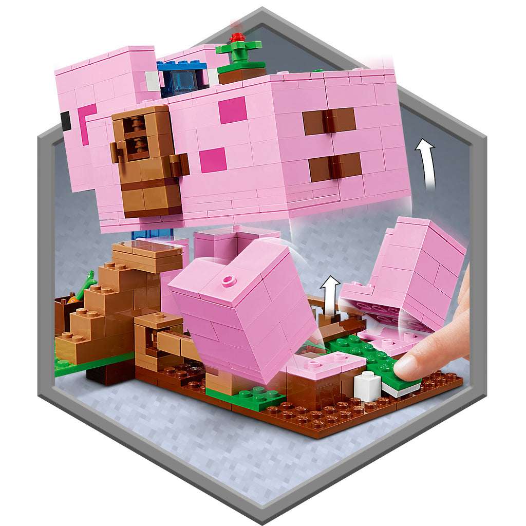 LEGO® Minecraft® The Pig House - Đồ Chơi Lắp Ráp Ngôi Nhà Hình Heo - LEGO 21170 LEGO - ảnh 7 - LEGO