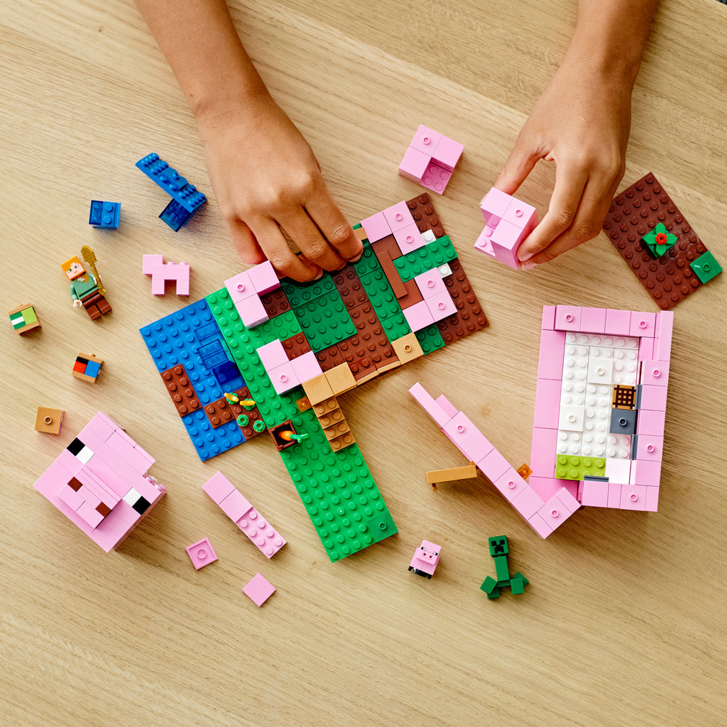 LEGO® Minecraft® The Pig House - Đồ Chơi Lắp Ráp Ngôi Nhà Hình Heo - LEGO 21170 - Góc nhìn khác 3